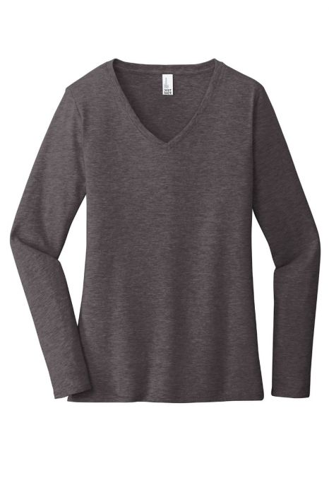 District ® Women’s Very Important Tee ® Long Sleeve V-Neck - Image 2