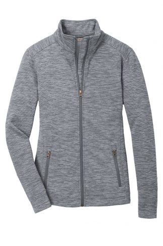 Ladies Digi Stripe Fleece Jacket