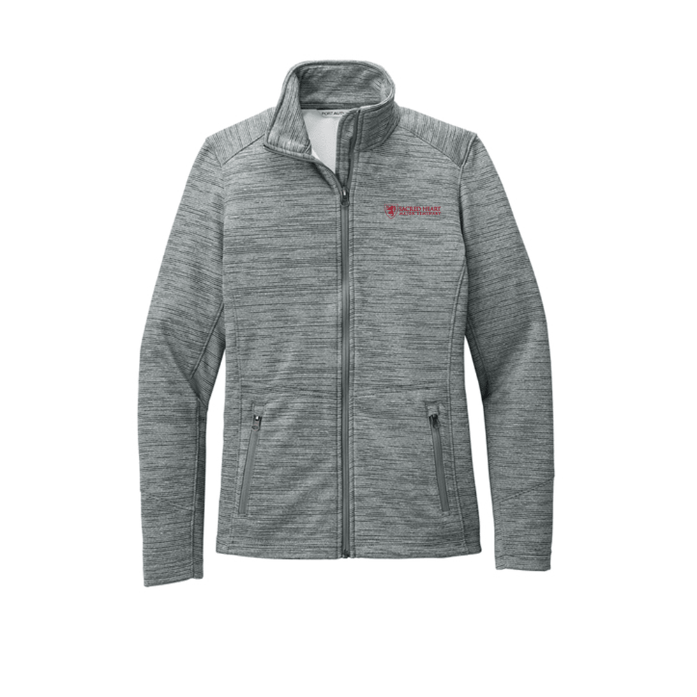 Ladies Digi Stripe Fleece Jacket